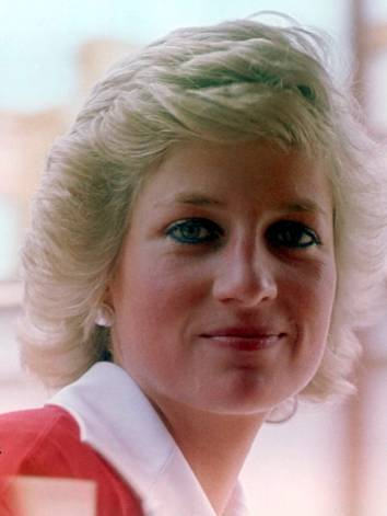 Princess Diana White Hairstyle