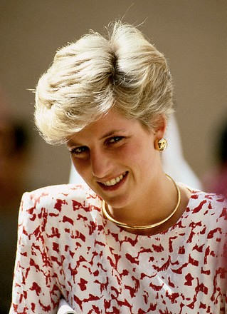 Princess Diana Comb Over Hairstyle