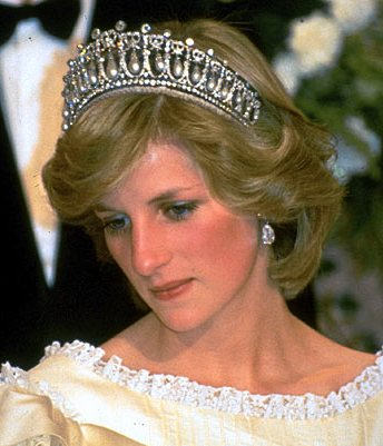 Princess Diana Tiara Hairstyle