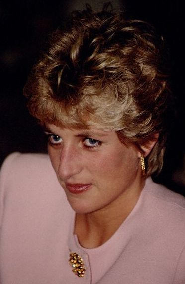 Princess Diana Short Golden Hairstyle