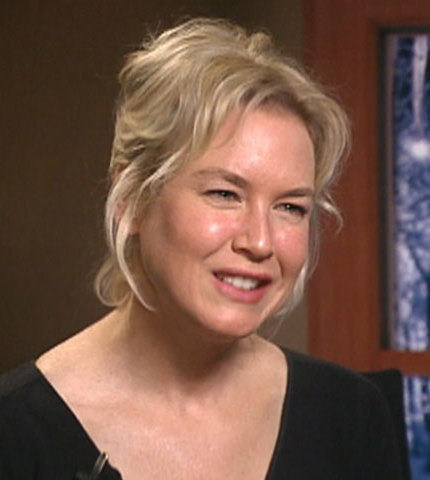 Renee Zellweger Half Updo Hairstyle