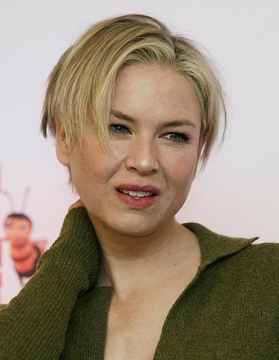 Renee Zellweger Short Emo Hairstyle