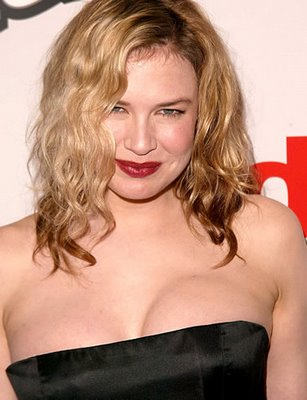 Renee Zellweger Short Curly  Hairstyle