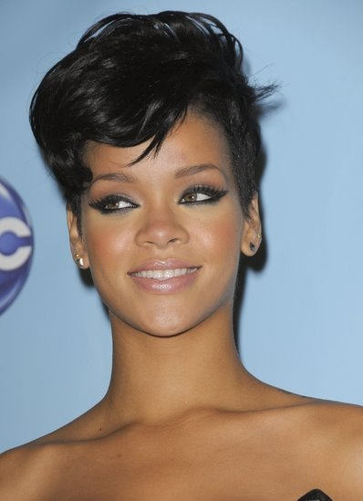 Rihanna Black Short Hairstyle