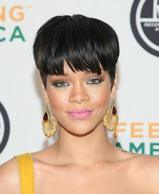 Rihanna Short Hairstyle