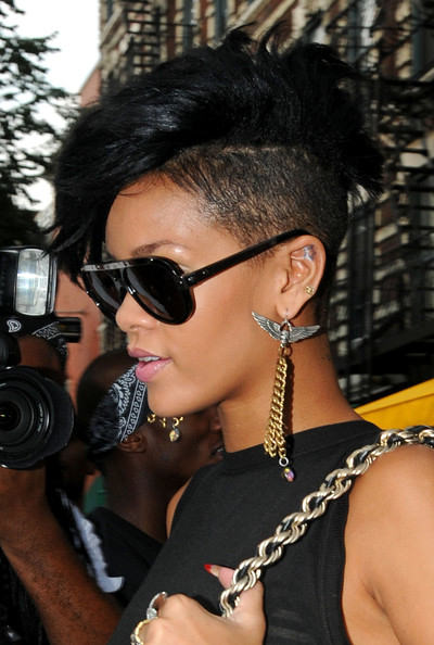 Rihanna Funky Hairstyle