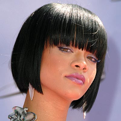 Rihanna Bob Cut Hairstyle