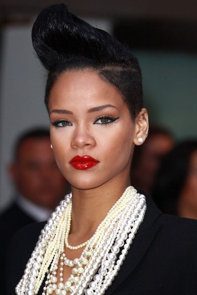 Pompadour Rihanna Hairstyle
