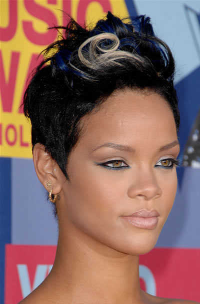 Rihanna Colored Hairstyle
