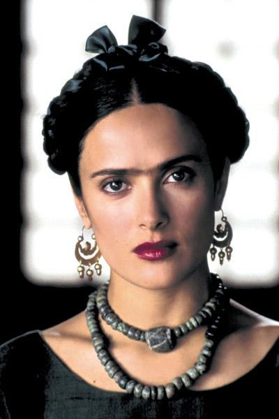 Salma Hayek Black Braided Hairstyle