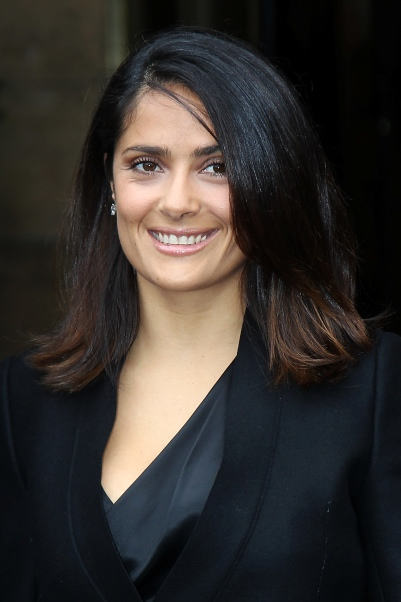 Salma Hayek Medium Wavy Hairstyle