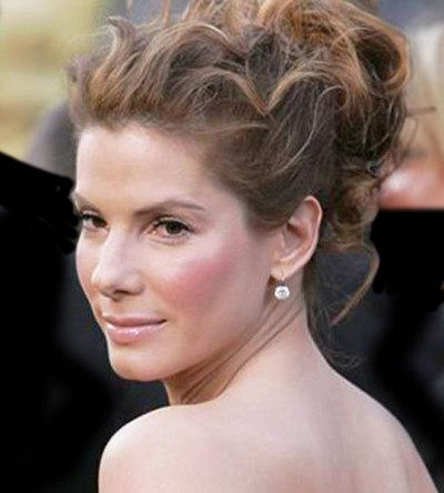 Sandra Bullock Updo Hairstyle