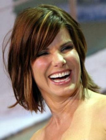 Sandra Bullock Layered Hairstyle