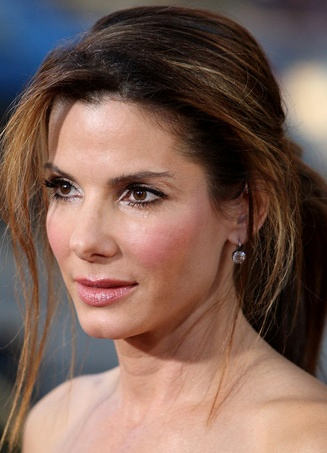 Sandra Bullock Pony Hairstyle