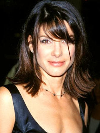 Sandra Bullock Choppy Hairstyle