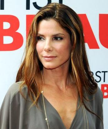 Sandra Bullock Colored Hairstyle