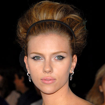Scarlett Johansson Bun Hairstyle