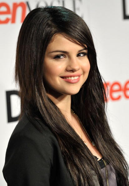 Selena Gomez Straight Hairstyle