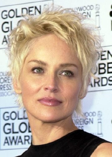 Sharon Stone Very Short Hairstyle