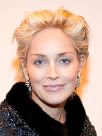 Pretty Sharon Stone Hairstyle