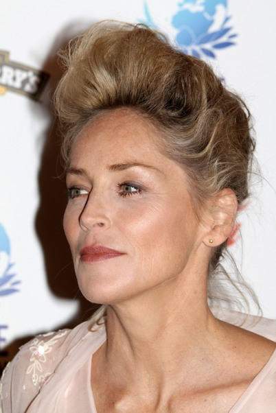 Sharon Stone Puff Hairstyle