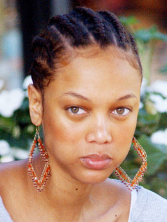 Tyra Banks Cornrows Hairstyle