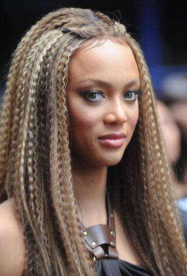Tyra Banks Long Curly Hairstyle