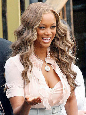 Tyra Banks Long Curly Hairstyles