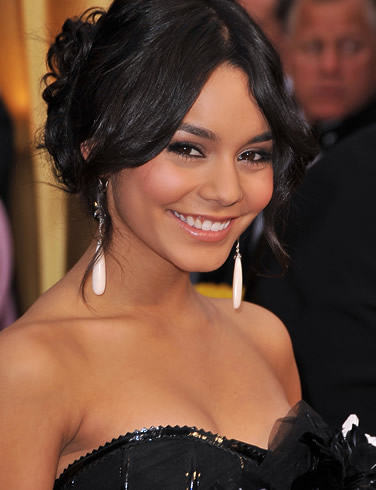 Vanessa Hudgens Lovely Updo Hairstyle