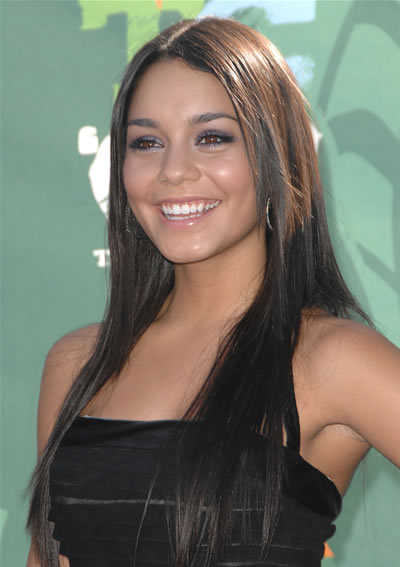 Vanessa Hudgens Long Straight Hairstyle