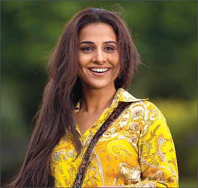 Vidya Balan Long Hairstyle
