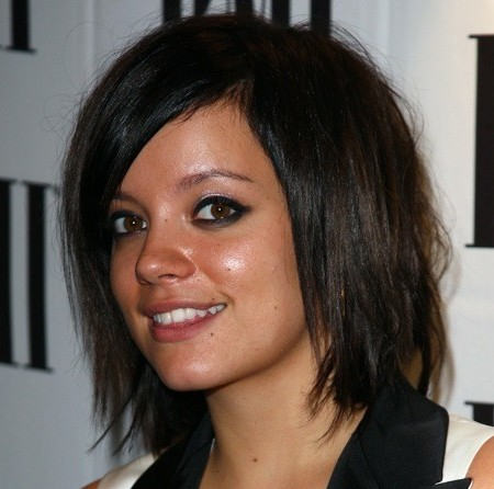 Black Choppy Hairstyle