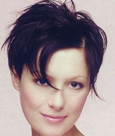 Black Short Choppy Hairstyle