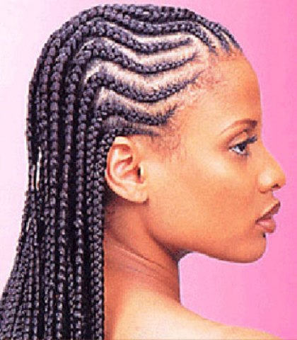 Simple Cornrow Hairstyle