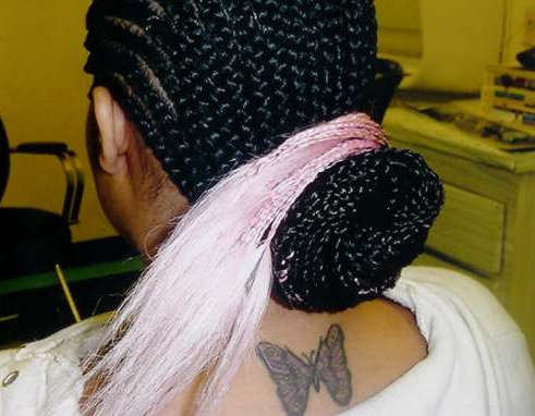 Cornrow Bun Hairstyle