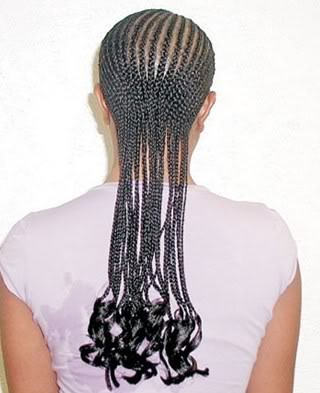 Long Cornrow Hairstyle