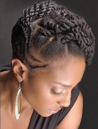 Short Cornrow Hairstyle