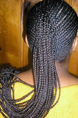 Long Cornrow Hairstyle