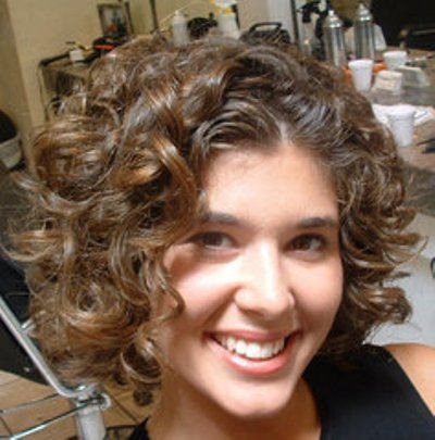 Super Short Curly Hairstyle