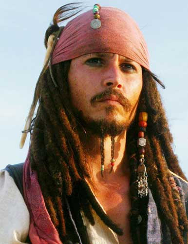 Johnny Depp Dreadlock Hairstyle