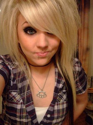 Winsome Emo Girls Hairstyle
