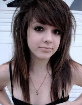 Beautiful Emo Girl Hairstyle