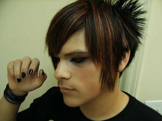 Trendy Emo Guys Hairstyle