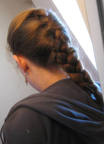French Braid Tail Hairstyle