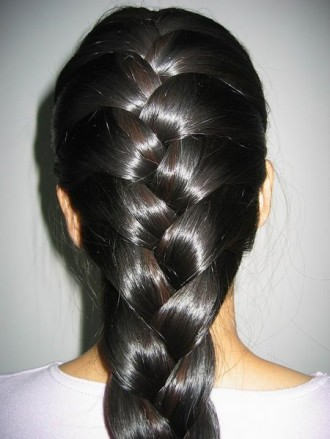 Big French Braid Tail Hairstyle