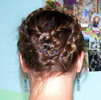 French Bun Braid Hairstyle