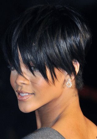 Short Layered Funky Hairstyle
