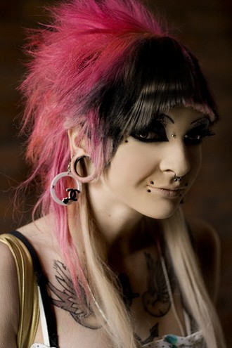 Punk Goth Hairstyle
