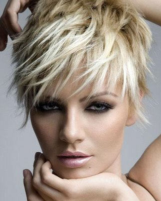 Funky Short Layered Hairstyle