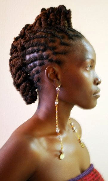 Bun Locs Hairstyle